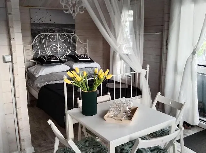 بيت خشبي La Z Wlasnymi Ogrodkami- Balia Z Jacuzzi ,sauna ,rowery, Klimatyzacja أوستكا